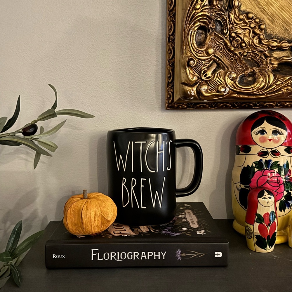 Rae Dunn Black 'Witch's Brew' Halloween Mug